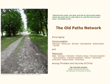 Tablet Screenshot of oldpaths.net